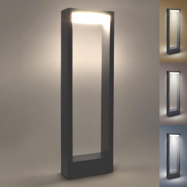 Brilagi-LED Venkovní lampa RAGUSA LED/7W/230V 3000/4000/6000K antrac. IP54 50 cm