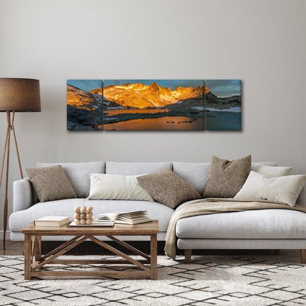 Obraz vysokohorské krajiny (170x50 cm)