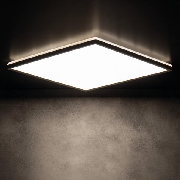 Kanlux 31531 - LED Stropní svítidlo AZPO LED/12,3W/230V 22,5x22,5 cm IP54 černá