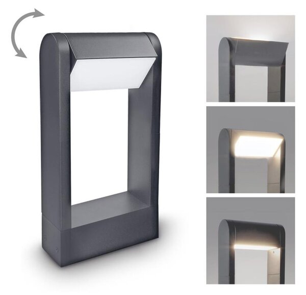 Brilagi - LED Venkovní lampa CROTONE LED/7W/230V antracit IP54 30 cm