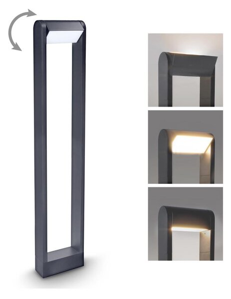 Brilagi - LED Venkovní lampa CROTONE LED/7W/230V antracit IP54 80 cm