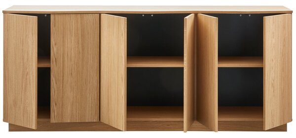 WOOOD Dubová komoda Mora 200 x 45 cm