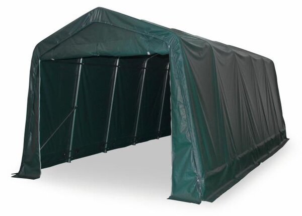 Zahradní a hospodářský stan 3,3×6 m, zelený, PVC 550 g/m²