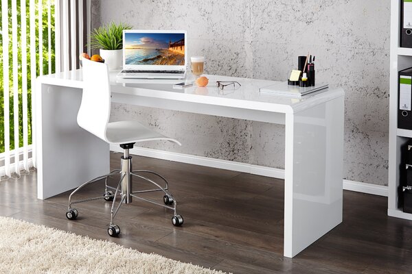 Moderní designový kancelářský stůl Fast Trade bílý 140cm