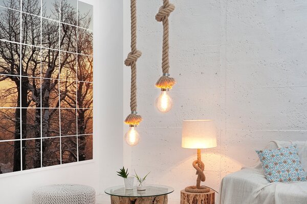 Stylová závěsná lampa Marinero