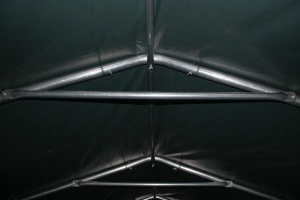 Zahradní a hospodářský stan 3,3×6 m, zelený, PVC 550 g/m²