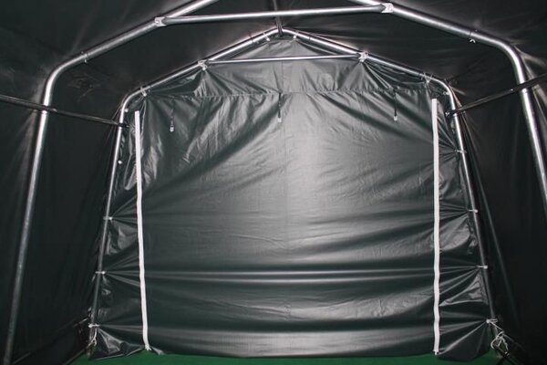 Zahradní a hospodářský stan 3,3×6 m, zelený, PVC 550 g/m²