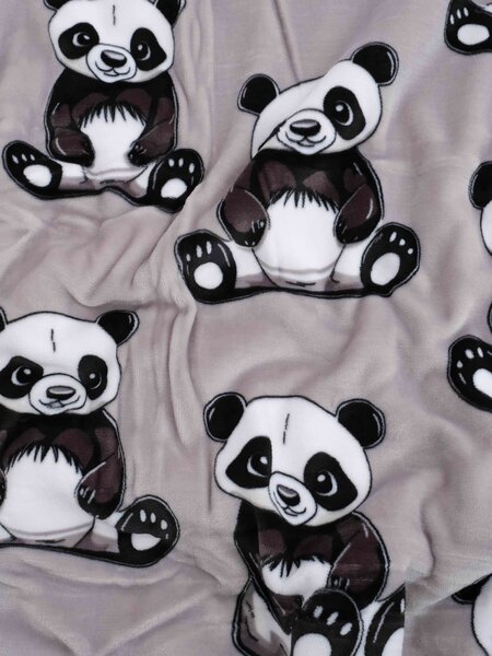 MK Lůžkoviny Beránková deka mikroplyš Exclusive 150 × 200 cm – Panda