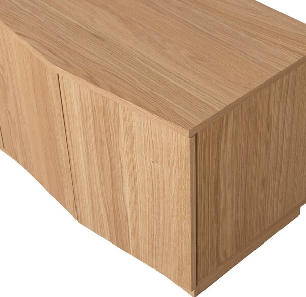 WOOOD Dubový TV stolek Mora 133 x 45 cm