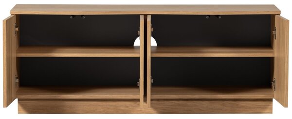 WOOOD Dubový TV stolek Mora 133 x 45 cm