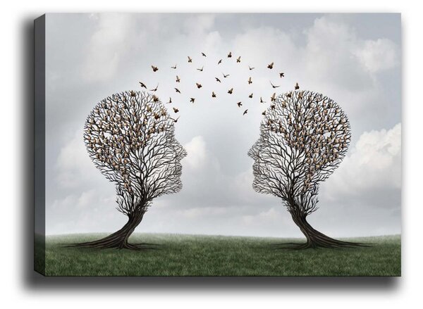 Wallity Obraz FACES OF TREES 70 x 100 cm