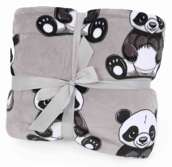 MK Lůžkoviny Beránková deka mikroplyš Exclusive 150 × 200 cm – Panda