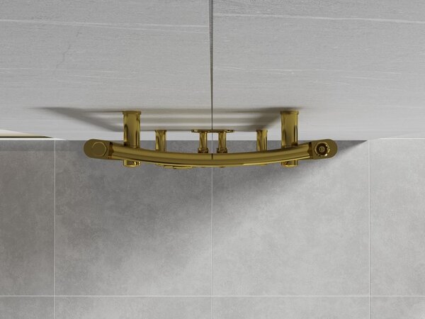 Mexen Ares, topné těleso 1200x400 mm, 349 W, zlatá lesklá, W102-1200-400-00-50