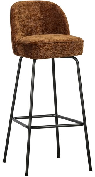 WOOOD Hnědá čalouněná barová židle Tergi 79 cm