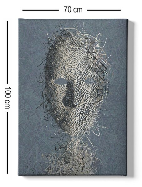 Wallity Obraz IRON MASK 70 x 100 cm