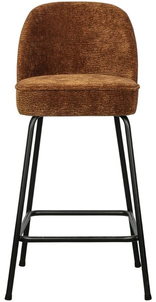 WOOOD Hnědá čalouněná barová židle Tergi 64 cm