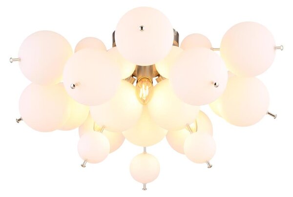 Globo 15633DO - Přisazený lustr UDO 3xE14/25W/230V pr. 55 cm bílá