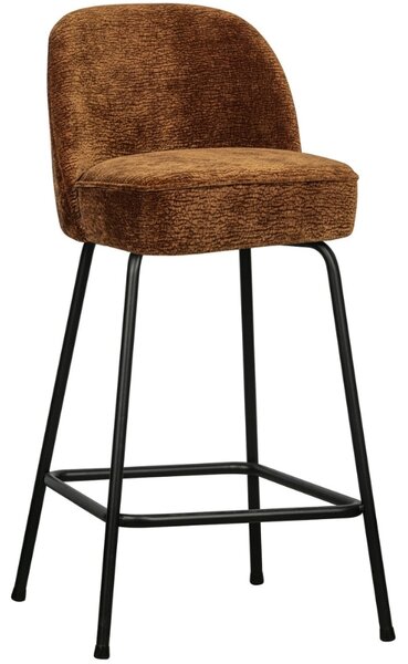 WOOOD Hnědá čalouněná barová židle Tergi 64 cm