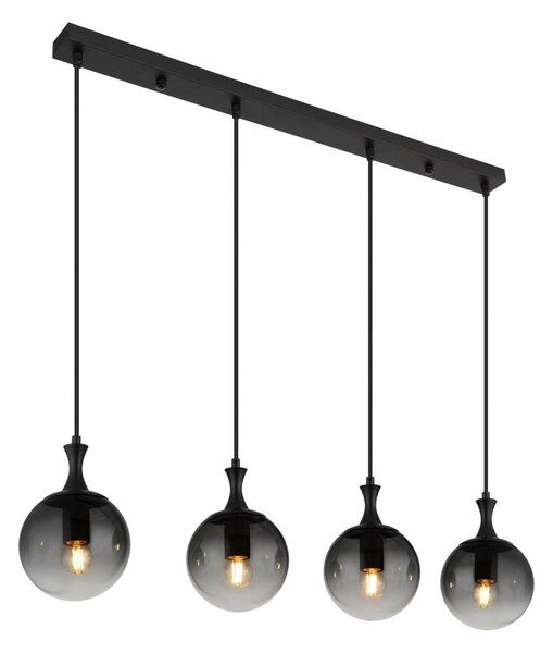 Globo 15885-4H - Lustr na lanku DALTON 4xE27/10W/230V černá