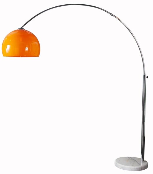 Designová jedinečná stojací lampa Big Bow II oranžová 175 - 205cm