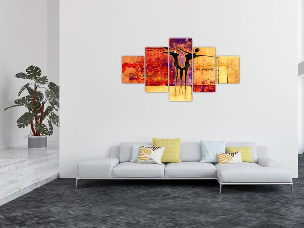 Obraz - Africké bohyně (125x70 cm)