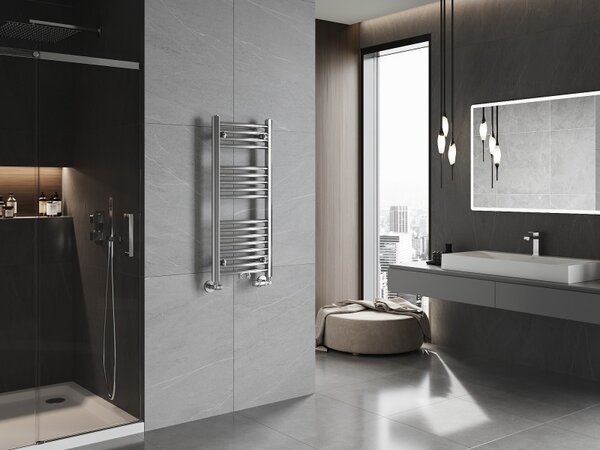 Mexen Ares, topné těleso 900x400 mm, 246 W, chromová, W102-0900-400-00-01