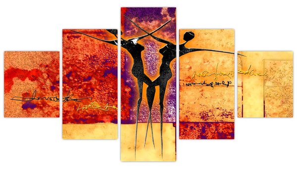 Obraz - Africké bohyně (125x70 cm)