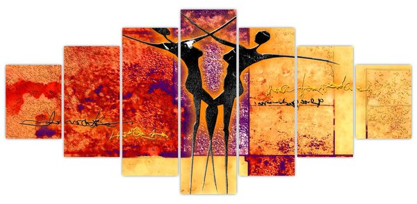 Obraz - Africké bohyně (210x100 cm)