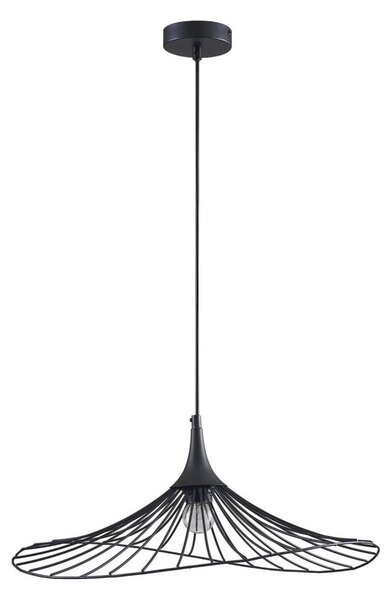 Lustr na lanku ARIELLE 1xE27/20W/230V pr. 50 cm černá