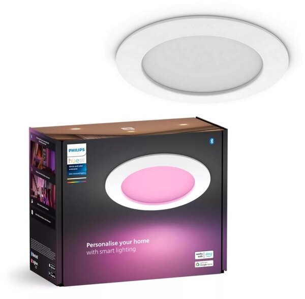 Philips - LED RGBW Stmívatelné koupelnové svítidlo Hue SLIM LED/12W/230V IP44