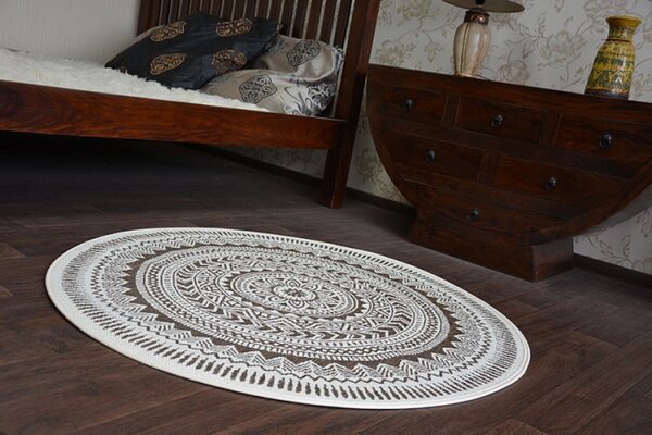 Koberec kruh SIZAL FLAT 48695/768