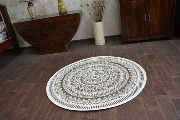 Koberec kruh SIZAL FLAT 48695/768