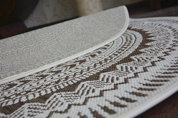 Koberec kruh SIZAL FLAT 48695/768
