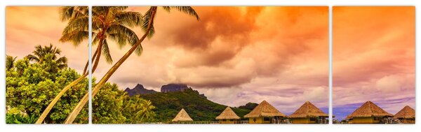Obraz - Ostrov Bora Bora (170x50 cm)