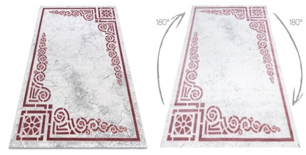 Koberec AKRYL VALS 0A104A H03 47 Řecký ornament sloni kost / šedý