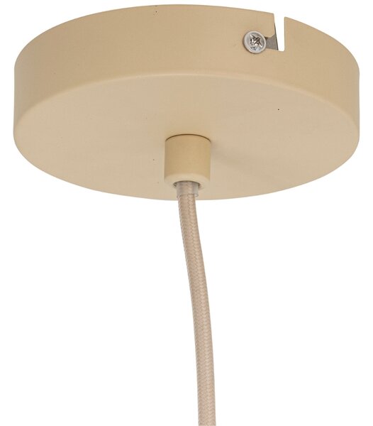Bloomingville Béžové závěsné světlo Naluna 42 cm