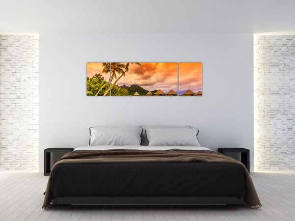 Obraz - Ostrov Bora Bora (170x50 cm)