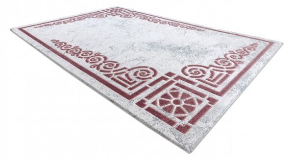 Koberec AKRYL VALS 0A104A H03 47 Řecký ornament sloni kost / šedý