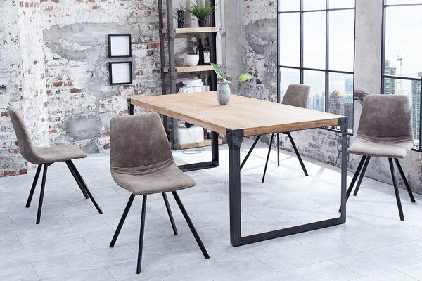 Designová židle Amsterdam Retro antique šedá