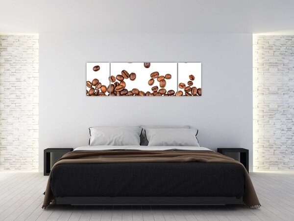 Obraz - Kávová zrna (170x50 cm)