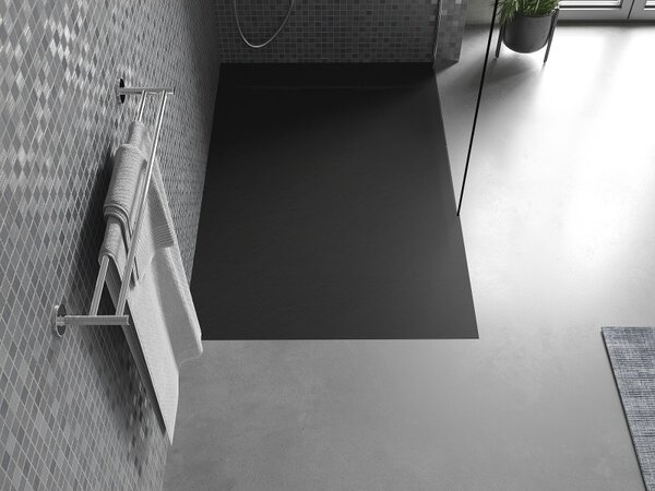 Mexen Otto, SMC obdélníková sprchová vanička 140 x 70 cm, černá, 4N707014