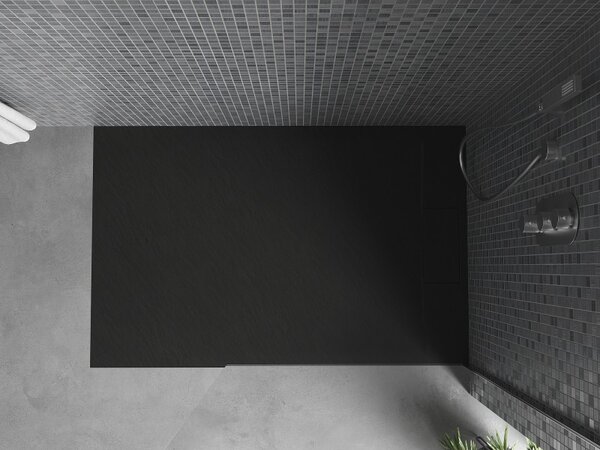 Mexen Otto, SMC obdélníková sprchová vanička 140 x 70 cm, černá, 4N707014