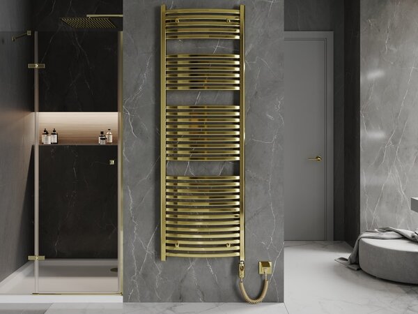 Mexen Helios, elektrické topné těleso 1800 x 600 mm, 900 W, zlatá lesklá, W103-1800-600-2900-50