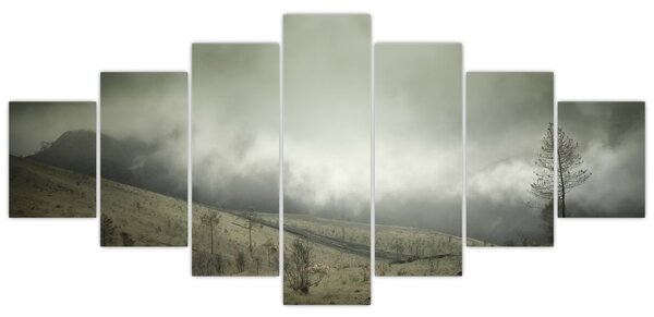 Obraz krajiny před bouři (210x100 cm)