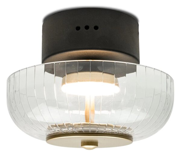 Altavola Design Vitrum stropní světlo 1x7.2 W černá-průhledná-zlatá LA104/CW