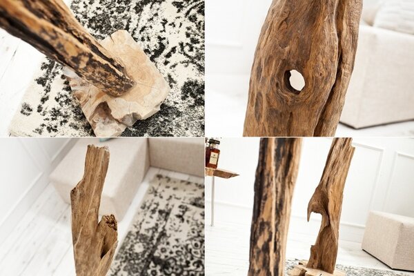 Jedinečná designová socha Reef 100-125cm teak