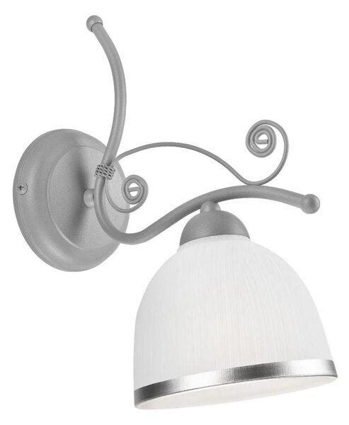 Nástěnná lampa RETRO II 1xE27/60W/230V stříbrná