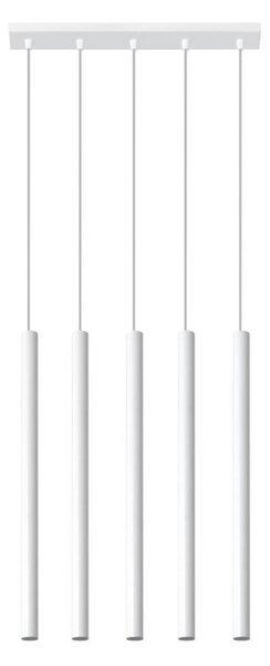 Sollux SL.0468 - Lustr na lanku PASTELO 5xG9/8W/230V bílá