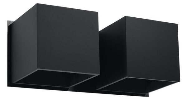 Sollux SL.0657 - Nástěnné svítidlo QUAD 2xG9/40W/230V černá