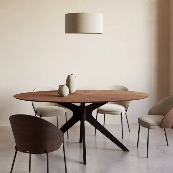 Béžová čalouněná jídelní židle Kave Home Eamy II